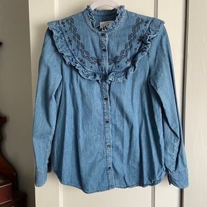 & Other Stories Denim Blouse, 8, great condition